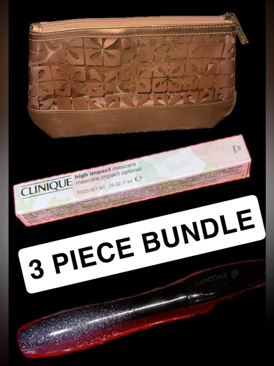 Clinique Other - BUNDLE: Clinique Mascara and Makeup Bag AND Lancôme Mascara~3 Count LOT